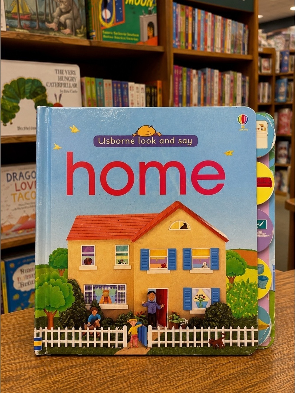 Usbourne Home Accents Book with Blue and Pink Cover
